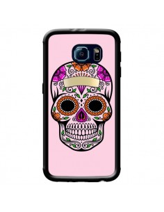 Coque Tête de Mort Mexicaine Rose Multicolore pour...