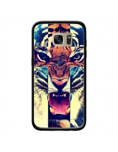 Coque Tigre Swag Croix Roar Tiger pour Samsung Galaxy S7...