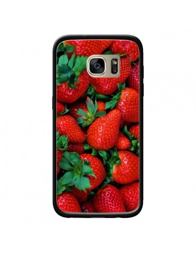 Coque Fraise Strawberry Fruit pour Samsung Galaxy S7 Edge - Laetitia