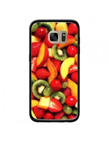 Coque Fruit Kiwi Fraise pour Samsung Galaxy S7 Edge - Laetitia