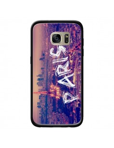 Coque Paris Tour Eiffel Tower Nuit pour Samsung Galaxy S7...