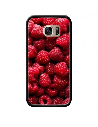 Coque Framboises Raspberry Fruit pour Samsung Galaxy S7 Edge - Laetitia