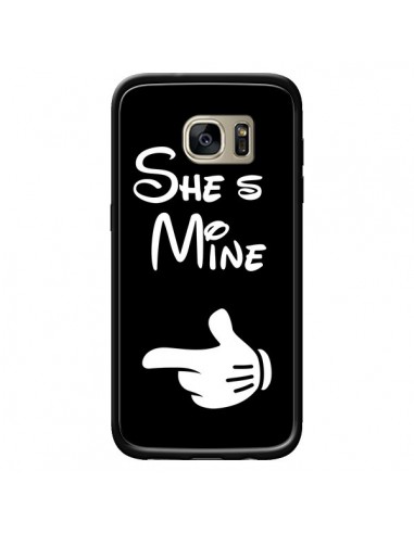 Coque She's Mine Elle est à Moi Amour Amoureux pour Samsung Galaxy S7 Edge - Laetitia