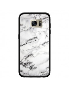 Coque Marbre Marble Blanc White pour Samsung Galaxy S7...