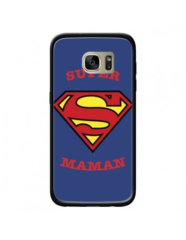 Coque Super Maman Superman pour Samsung Galaxy S7 Edge - Laetitia
