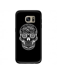 Coque Tête de Mort Mexicaine Blanche pour Samsung Galaxy...