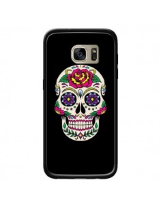 Coque Tête de Mort Mexicaine Multicolore Noir pour...