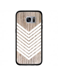 Coque Tribal Aztèque Bois Wood Flèche Blanc pour Samsung...