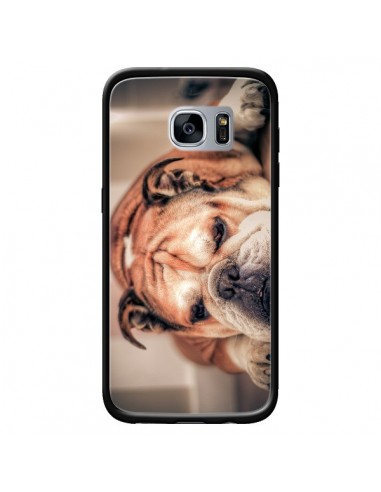 Coque Chien Bulldog Dog pour Samsung Galaxy S7 - Laetitia