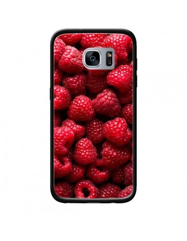 Coque Framboises Raspberry Fruit pour Samsung Galaxy S7 - Laetitia