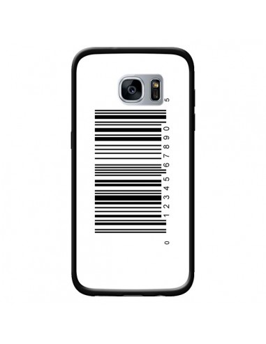 Coque Code Barres Noir pour Samsung Galaxy S7 - Laetitia