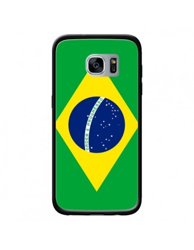 Coque Drapeau Brésil Brésilien pour Samsung Galaxy S7 - Laetitia