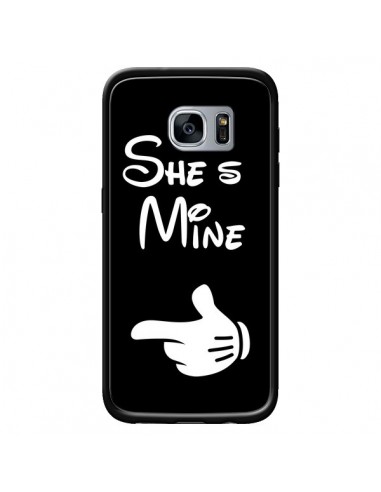 Coque She's Mine Elle est à Moi Amour Amoureux pour Samsung Galaxy S7 - Laetitia