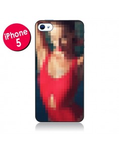 Coque Summer Girl Pixels pour iPhone 5 - Danny Ivan