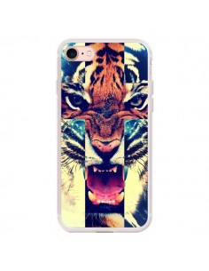 Coque iPhone 7/8 et SE 2020 Tigre Swag Croix Roar Tiger -...