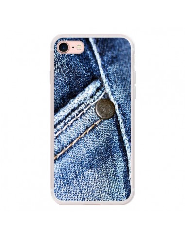 Coque iPhone 7/8 et SE 2020 Jean Vintage - Laetitia