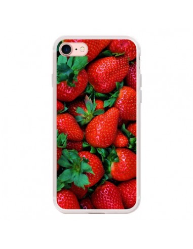 Coque iPhone 7/8 et SE 2020 Fraise Strawberry Fruit - Laetitia