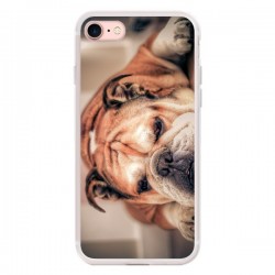 Coque iPhone 7/8 et SE 2020 Chien Bulldog Dog - Laetitia