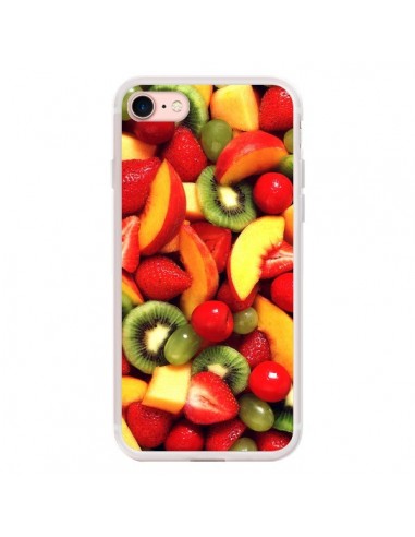 Coque iPhone 7/8 et SE 2020 Fruit Kiwi Fraise - Laetitia