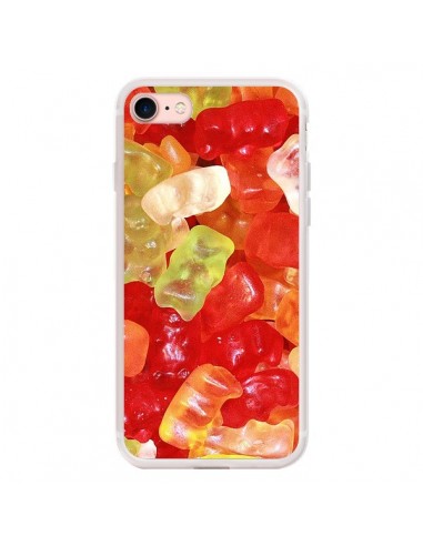 Coque iPhone 7/8 et SE 2020 Bonbon Ourson Multicolore Candy - Laetitia