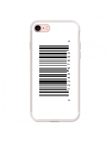 Coque iPhone 7/8 et SE 2020 Code Barres Noir - Laetitia