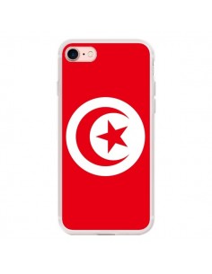 Coque iPhone 7/8 et SE 2020 Drapeau Tunisie Tunisien -...