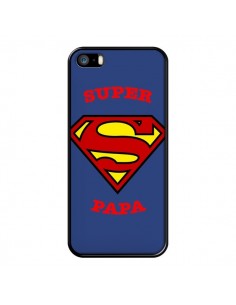 Coque iPhone 5/5S et SE Super Papa Superman - Laetitia