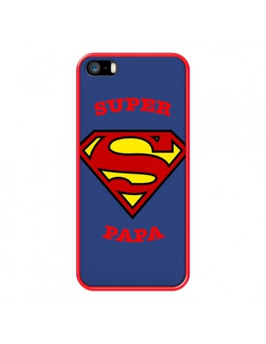 Coque iPhone 5/5S et SE Super Papa Superman - Laetitia
