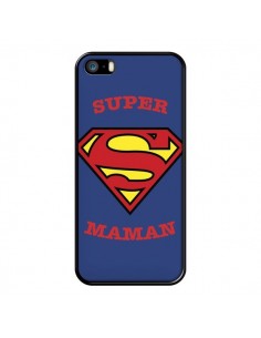 Coque iPhone 5/5S et SE Super Maman Superman - Laetitia