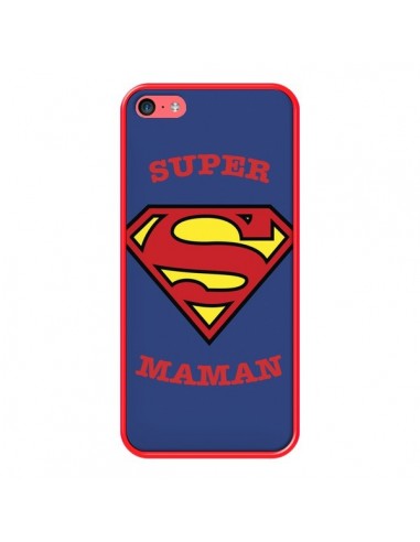 Coque iPhone 5C Super Maman Superman - Laetitia