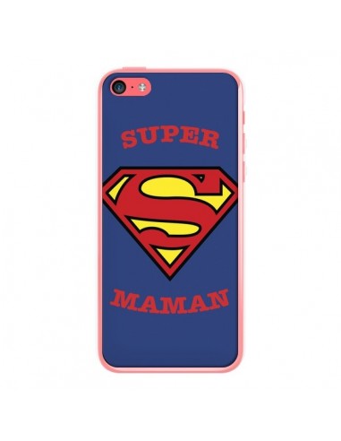 Coque iPhone 5C Super Maman Superman - Laetitia