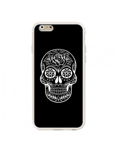 Coque iPhone 6 et 6S Tête de Mort Mexicaine Blanche - Laetitia
