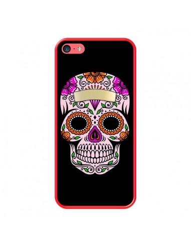 Coque iPhone 5C Tête de Mort Mexicaine Multicolore - Laetitia