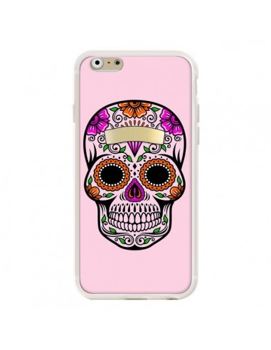 Coque iPhone 6 et 6S Tête de Mort Mexicaine Rose Multicolore - Laetitia