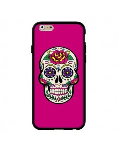 Coque iPhone 6 et 6S Tête de Mort Mexicaine Rose Fushia -...