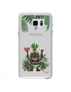 Coque Tiki Thailande Jungle Bois Transparente pour...
