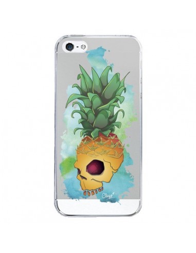 Coque iPhone 5/5S et SE Crananas Crane Ananas Transparente - Chapo