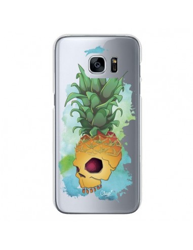 Coque Crananas Crane Ananas Transparente pour Samsung Galaxy S7 - Chapo