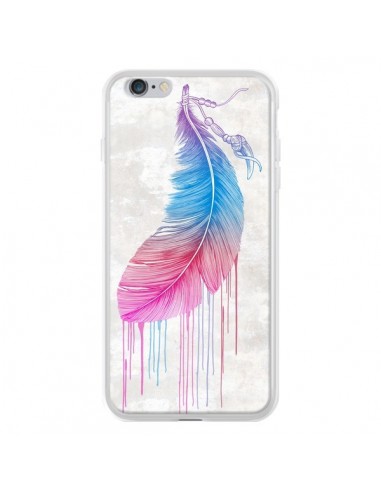 Coque iPhone 6 Plus et 6S Plus Plume arc-en-ciel - Rachel Caldwell