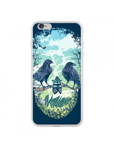 Coque iPhone 6 Plus et 6S Plus Tête de Mort Nature - Rachel Caldwell