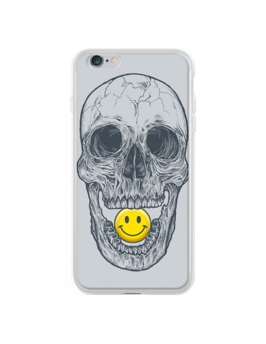 Coque iPhone 6 Plus et 6S Plus Smiley Face Tête de Mort - Rachel Caldwell