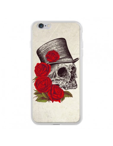 Coque iPhone 6 Plus et 6S Plus Gentleman Crane Tête de Mort - Rachel Caldwell