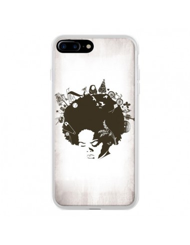 Coque iPhone 7 Plus et 8 Plus Childhood Garden Afro - Rachel Caldwell