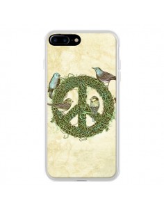 Coque iPhone 7 Plus et 8 Plus Peace And Love Nature...