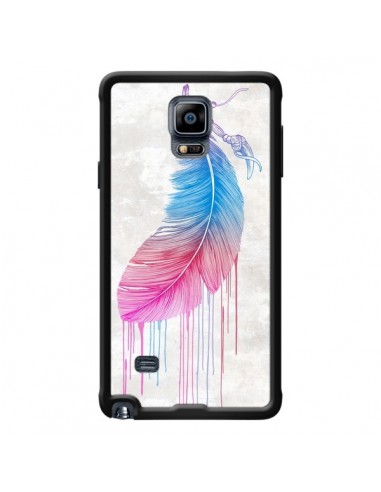 Coque Plume arc-en-ciel pour Samsung Galaxy Note 4 - Rachel Caldwell