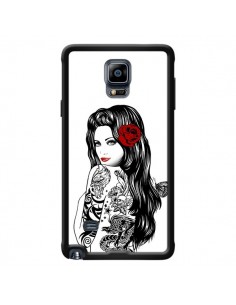 Coque Tattoo Girl Lolita pour Samsung Galaxy Note 4 -...