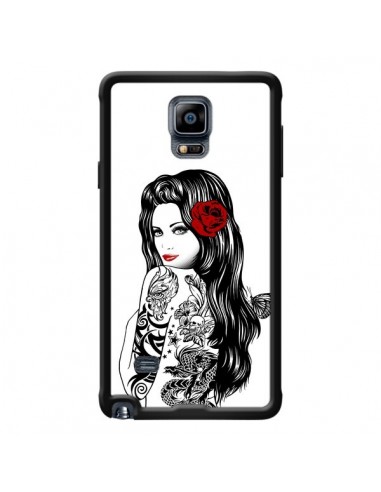 Coque Tattoo Girl Lolita pour Samsung Galaxy Note 4 - Rachel Caldwell