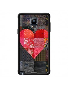 Coque Coeur Heart Patch pour Samsung Galaxy Note 4 -...