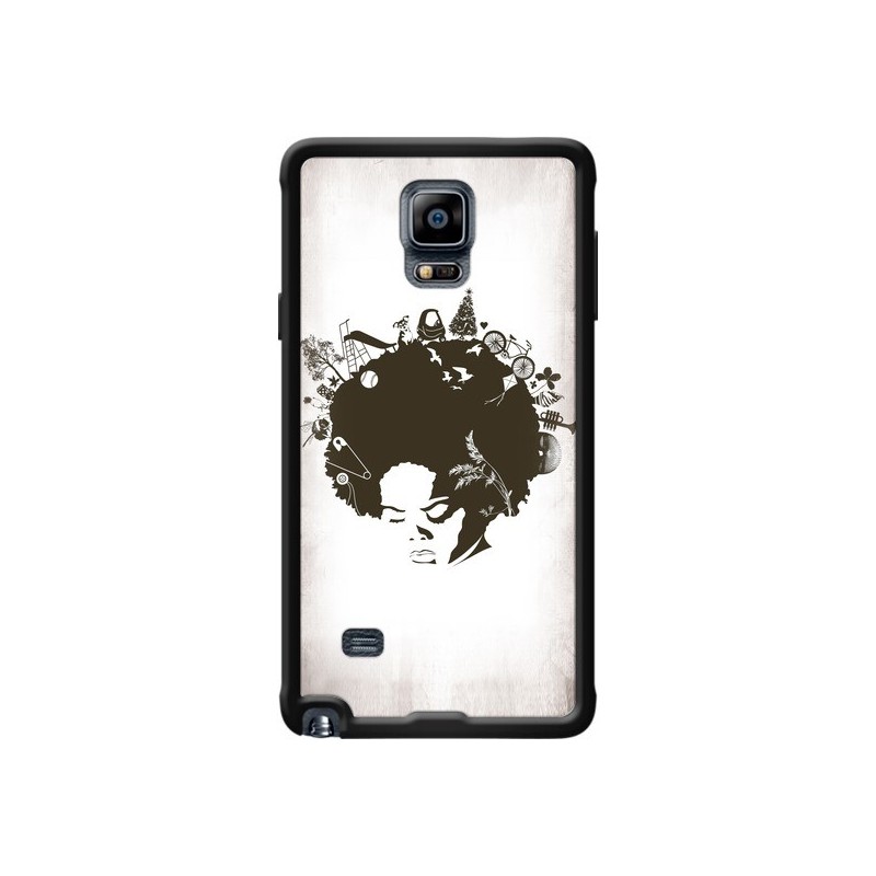 Coque Childhood Garden Afro pour Samsung Galaxy Note 4 - Rachel Caldwell