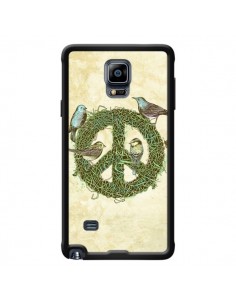 Coque Peace And Love Nature Oiseaux pour Samsung Galaxy...